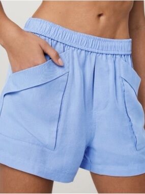 Vuori Women's Trestles Twill Short - Bluebell Nwt Size Large